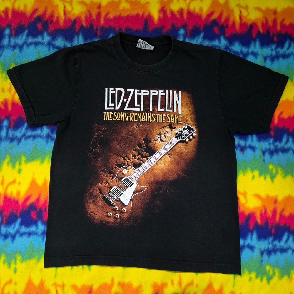 Double Sided Led Zeppelin The Song Remains The Same Shirt Men Large The Roxx